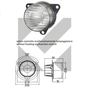 FANALE DX/SX DIREZIONE LED 24V