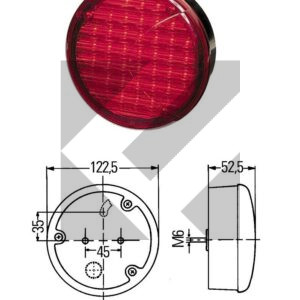 FANALE POST.LED STOP/POSIZ.24V