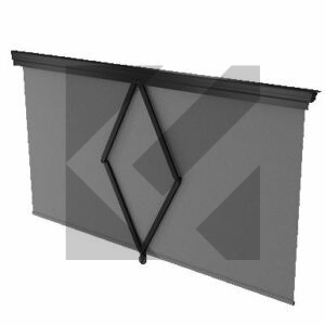 TENDA PORTA AUTISTA MANUALE 530X610MM