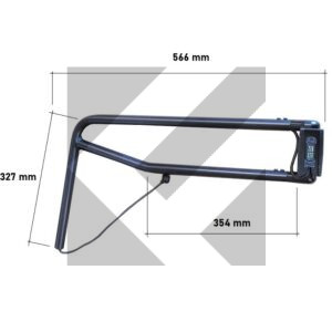 BRACCIO SPECCHIO DX C/CONTATTI