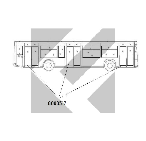 CRISTALLO CAM.SX PORTA CITARO 1861X610MM