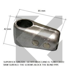 RACCORDO T ALLUMINIO D.30/30/30 GREZZO
