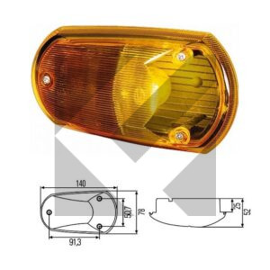 INDICATORE DIR.DX/SX LAT.ARANCIO