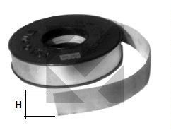 ROTOLO ZINCO ADESIVO H.40MMX50M