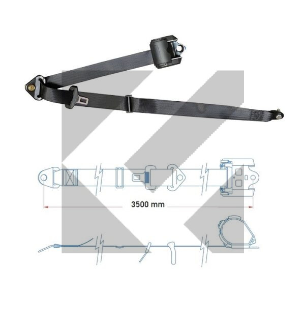 ARROTOLATORE CINTURA 3 PUNTI L.3500