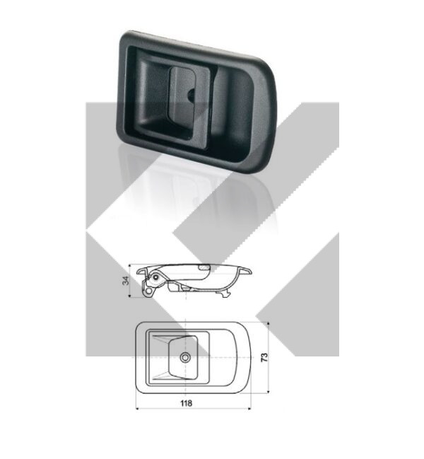 MANIGLIA INT.PORTA AUTISTA ECHO