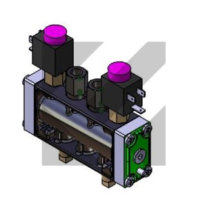 VALVOLA PORTE 5/2 24V