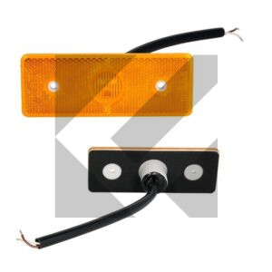 SIDE MARKER LED  24V 120X45 C/CAVO 200MM