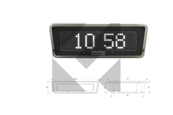 OROLOGIO DGT 12/24V