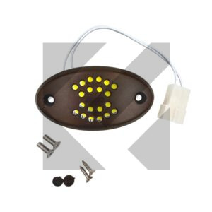 PLAFONIERA MARRONE 24V 20 LED