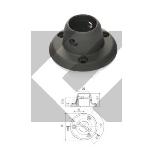 BASE TONDA PVC D.30