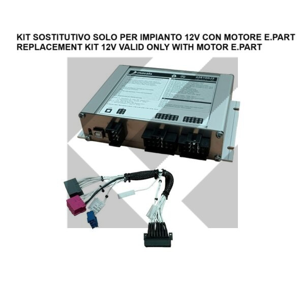 CENTRALINA PORTE DOPPIE C/KIT ADDAT.12V