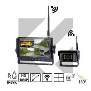 KIT TELECAMERA+MONITOR WI FI