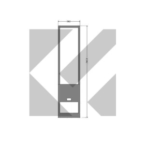 CRISTALLO ANTA POST.DX/SX INTOURO E6