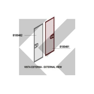 CRISTALLO ANTA PORTA SX V.E.