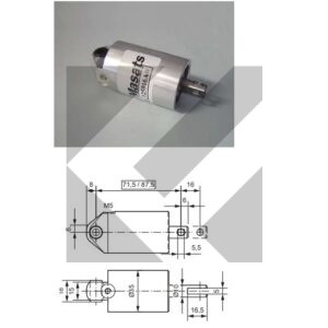 CILINDRO PNEUM.PORTA D.25X16
