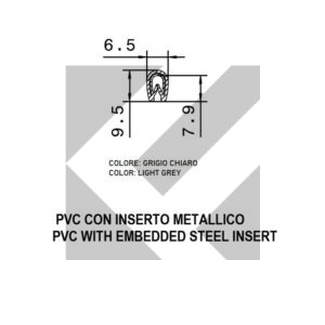 GUISNAP PVC GRIGIO CHIARO 9