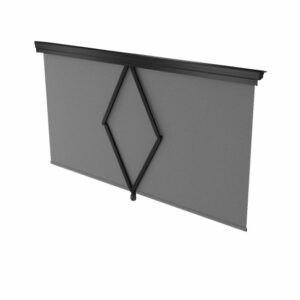 TENDA PANTOGRAFO GRIGIA 752X605MM 24V