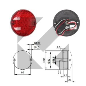 FANALE LED STOP/POSIZIONE 24V